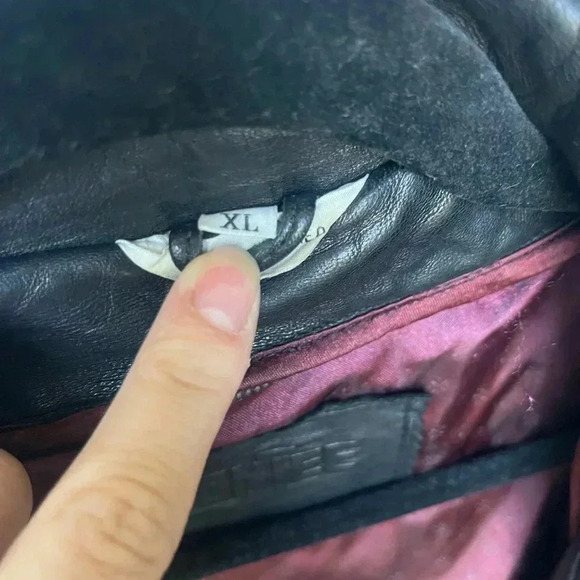 Vintage Montee Leather Bomber Jacket| XL - Picture 7 of 13